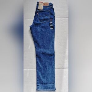 Levi's Womens Classic Straight Mid Rise Jean Size 6 Color "Dark Horse" NWT